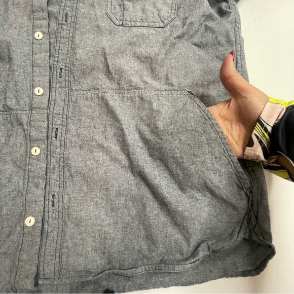 Levi's Blue Hooded Shirt Jacket - Picture 3 of 11